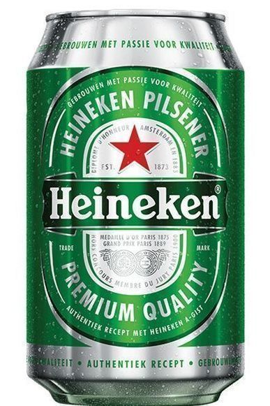 Heineken Pilsener (5%) blik 3cl