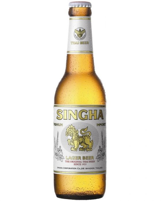 Singha beer (5%) Fles 33cl